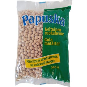 Желтый горох Papuska 500 гр