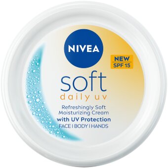 Увлажняющий крем для ежедневного использования NIVEA Soft Daily UV SK 15 100 мл