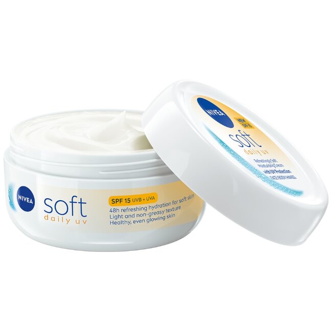 Увлажняющий крем для ежедневного использования NIVEA Soft Daily UV SK 15 100 мл Увлажняющий крем для ежедневного использования NIVEA Soft Daily UV SK 15 100 мл