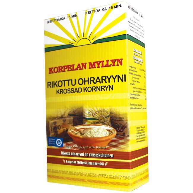 Измельчённая ячменная крупа Korpelan Mylly 500 гр