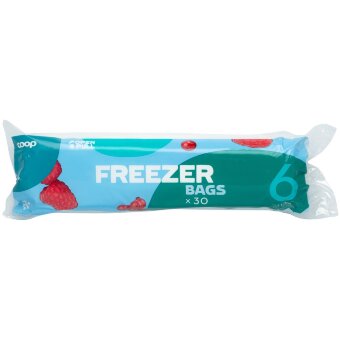 Пакеты для заморозки Coop 6 л (уп 30 шт)