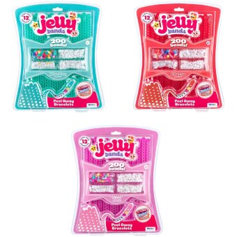 Браслет Jelly Bands со вкусом малины, жвачки и вишни