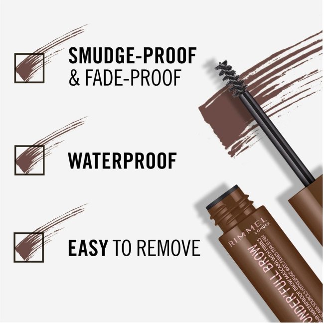 Тушь для бровей Rimmel Wonder'Full Brow 4,5 мл, 002 medium