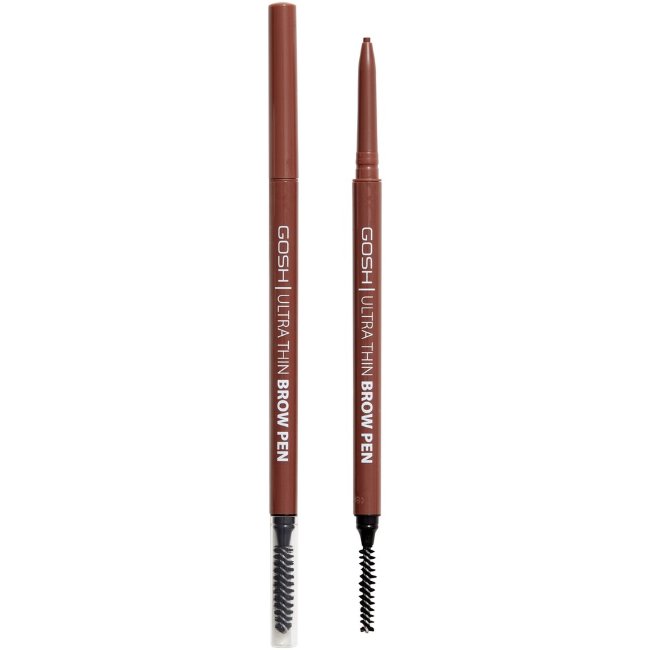 Карандаш для бровей Gosh Ultra Thin Brow Pen 0,09 г, оттенок 001 Brown
