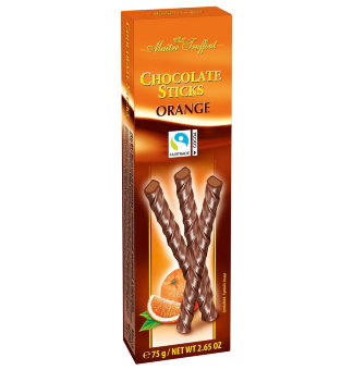 Палочки Maître Truffout молочный шоколад с апельсином 75 гр Палочки Maître Truffout молочный шоколад с апельсином 75 гр