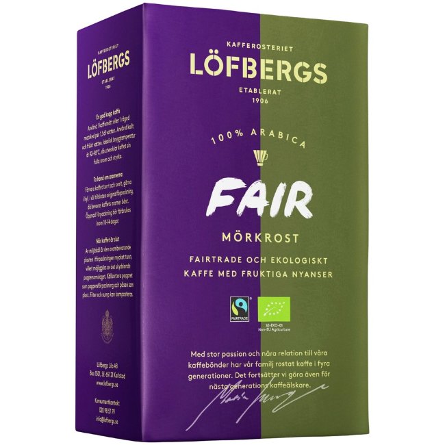 Кофе заварной Lofbergs Serenad 450 гр