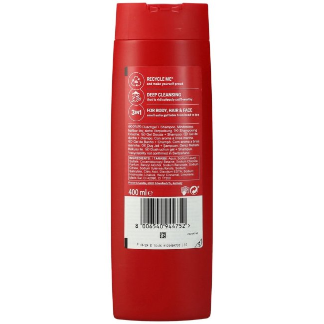 Гель для душа Old Spice Deep Sea 3в1 400 мл