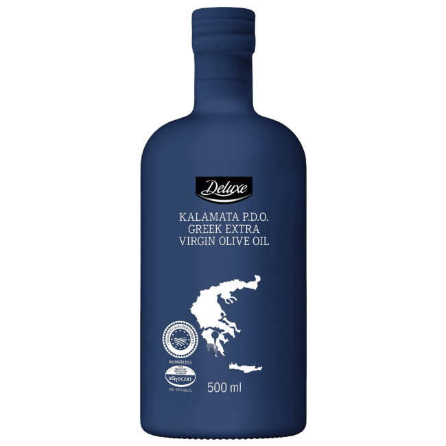 Высококачественное греческое оливковое масло первого холодного отжима KALAMATA  Deluxe 500 мл