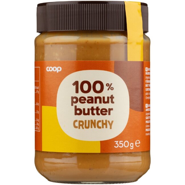 Арахисовое масло crunchy Coop 340 гр
