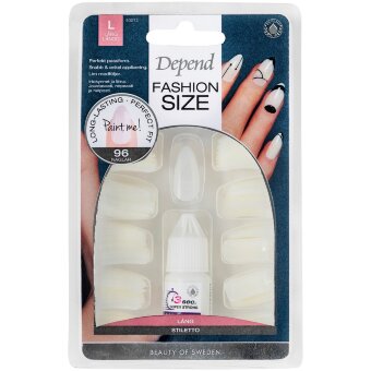 Накладные ногти Depend Fashion Size 96 шт Stiletto nr 80072 Накладные ногти Depend Fashion Size 96 шт Stiletto nr 80072