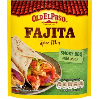 Приправа Old El Paso для Фахитас 30 гр копчёная BBQ