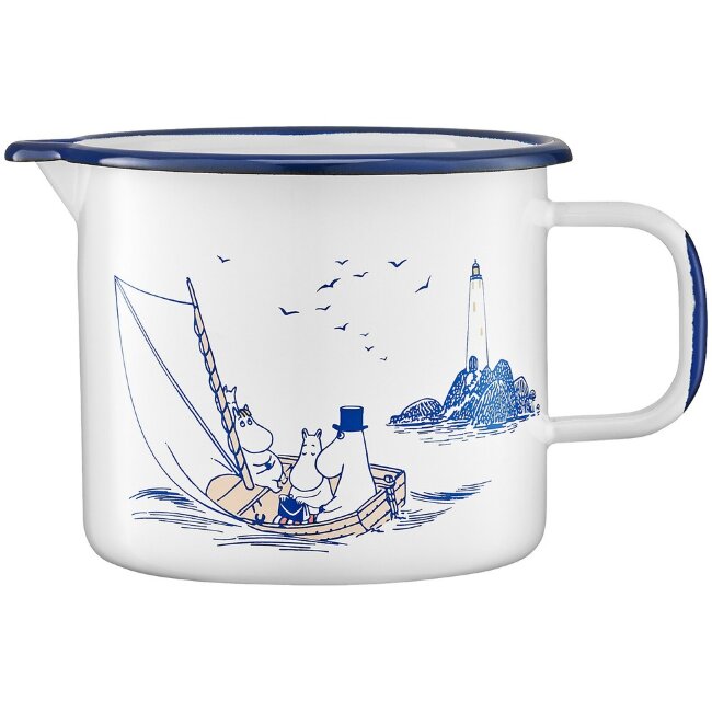 Эмалированный чайник Muurla Muumi Sailors 1,3 л
