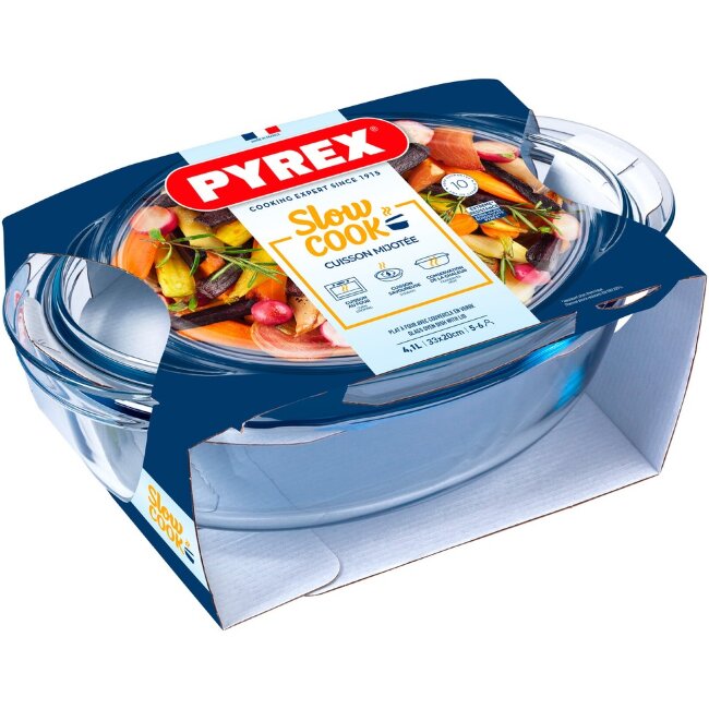Стеклянная кастрюля Pyrex 2,9 л + крышка 1,6 л Стеклянная кастрюля Pyrex 2,9 л + крышка 1,6 л
