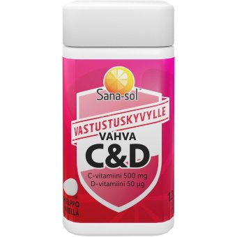 Сильный комплекс витаминов (C + D) Sana-sol Strong 120 таб