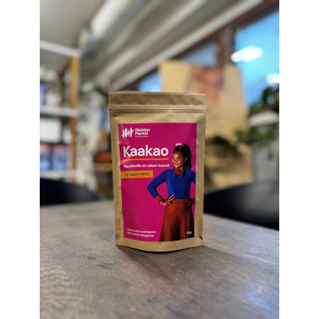 Темный какао-порошок Naisten Pankki 200 гр