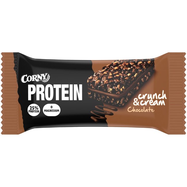 Протеиновый батончик Corny Protein Crunch & Cream Шоколад 35 гр