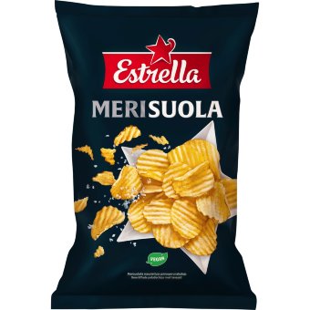 Картофельные чипсы Estrella с морской солью 275 гр