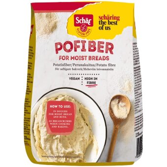Порошок клетчатки из картофеля Pofiber Schär без глютена 125 гр