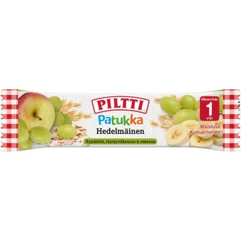 Piltti Taapero виноград, яблоки и овсяные хлопья, с 1 года 25 гр Piltti Taapero виноград, яблоки и овсяные хлопья, с 1 года 25 гр