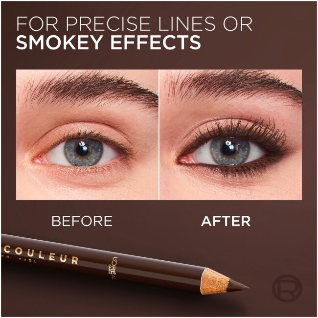 Карандаш для глаз L'Oréal Paris Haute Couleur Eyelinerpenna 1,2 г, оттенок 120 Brun Leather
