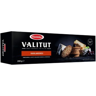 Соленый крекер Kantolan Valitut 200 гр Соленый крекер Kantolan Valitut 200 гр
