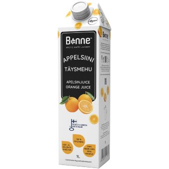 Апельсиновый сок 100% Premium Bonne 1л