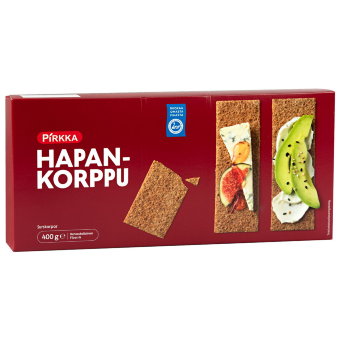 Тонкие ржаные хлебцы Pirkka 400 гр