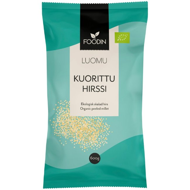 Очищенный просо Foodin, органическое, 600 гр