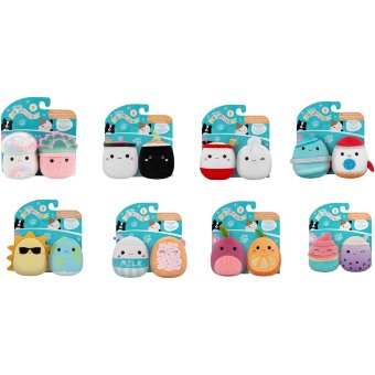 Мягкая игрушка для собак Squishmallows (уп 2 шт) 9 см, в ассортименте
