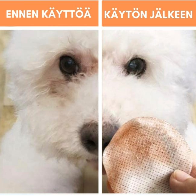 Салфетки с алое для очистки глаз собак Dogslife 100 шт/уп
