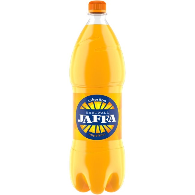 Безалкогольный напиток Hartwall Jaffa Appelsiini С апельсиновым вкусом без сахара 1,5 л