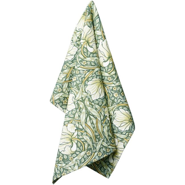 Кухонное полотенце William Morris Pimpernel зеленое 50x70 см Кухонное полотенце William Morris Pimpernel зеленое 50x70 см