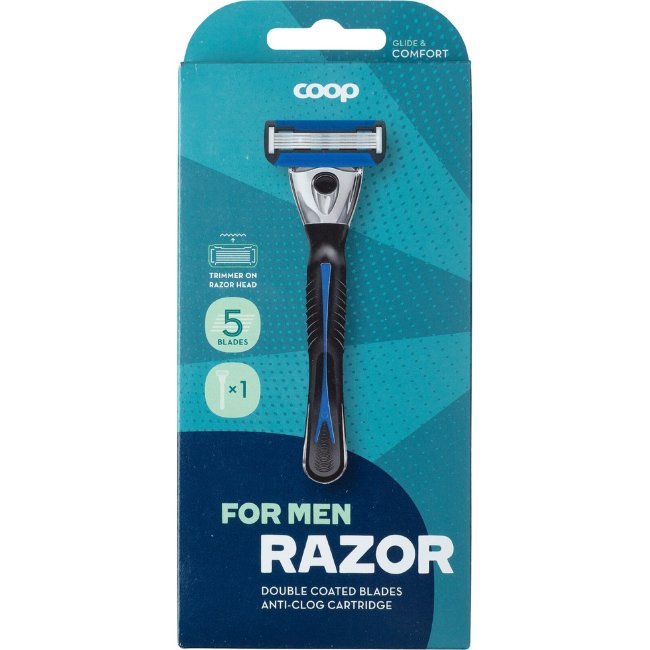 Бритвенный станок для мужчин Coop Men 5 лезвий 1 шт