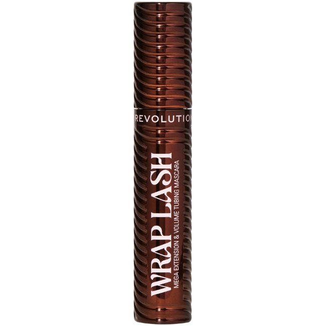 Тушь для ресниц Makeup Revolution wrap lash 8,5 мл мега удлинение и объем tubing коричневая