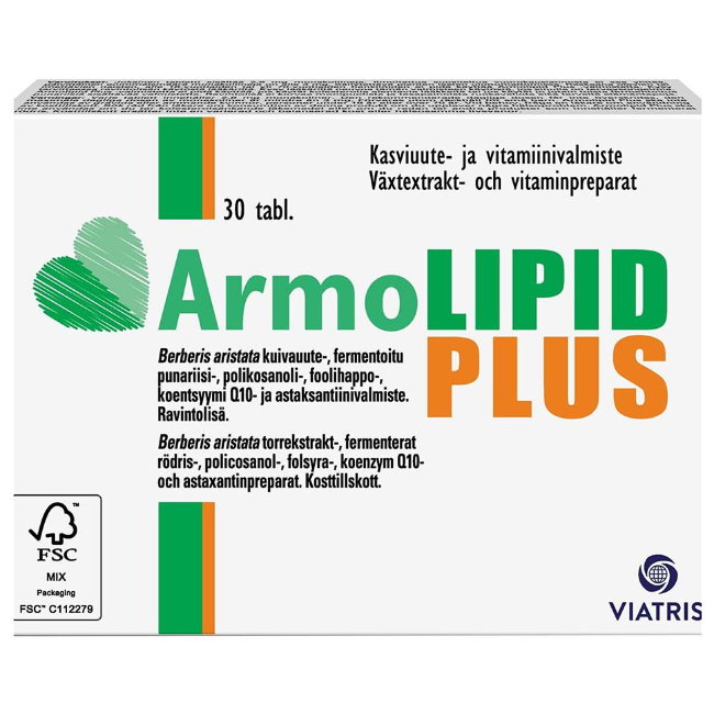 Средство для снижения уровня холестерина ArmoLipid Plus ( АрмоЛипид Плюс ) 30 таб