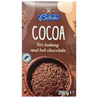 Какао для выпечки и десертов Belbake 250 гр