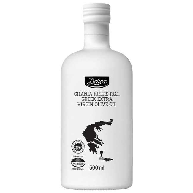 Высококачественное греческое оливковое масло первого холодного отжима CHANIA KRITIS Deluxe 500 мл