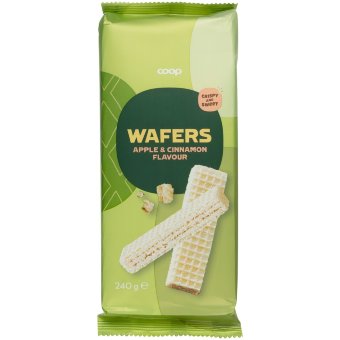 Вафли ( яблоко и корица ) Coop 240 гр 