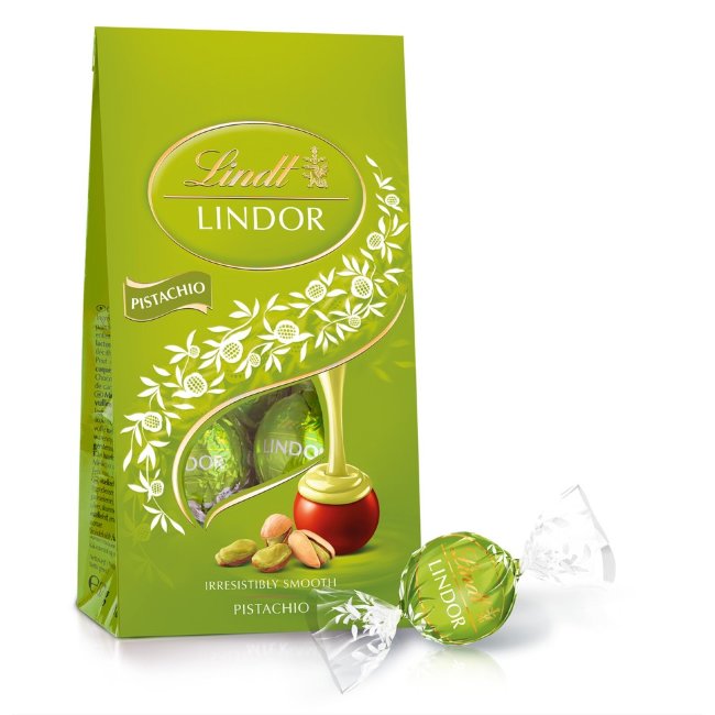 Конфеты из молочного шоколада с начинкой из фисташки Lindt LINDOR 137 гр