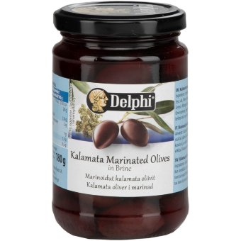Оливки каламата в маринаде Delphi 290 гр
