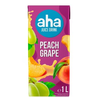 Напиток AHA персиково-виноградный 1 л