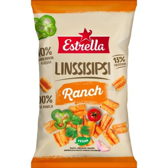 Чипсы из чечевичной муки Estrella (Ранчо) 110 гр Чипсы из чечевичной муки Estrella (Ранчо) 110 гр