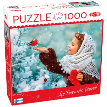 Тактический пазл «Девушка в красных варежках» 1000 деталей Тактический пазл «Девушка в красных варежках» 1000 деталей