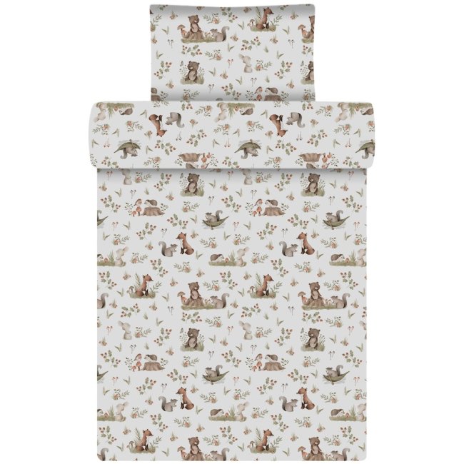 Детский комплект постельного белья Ciraf с мишками 120x160 см, разноцветный