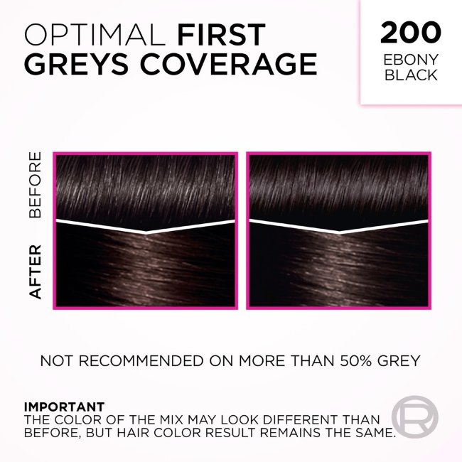 Легкая краска для волос L'Oréal Paris Casting Crème Gloss 200 Ebony Black, 1 шт