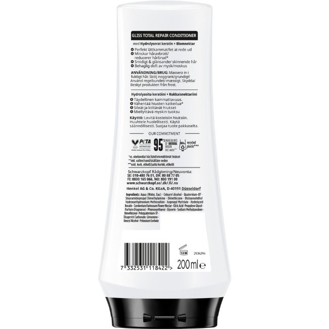 Кондиционер для волос Schwarzkopf Total Repair 200 мл