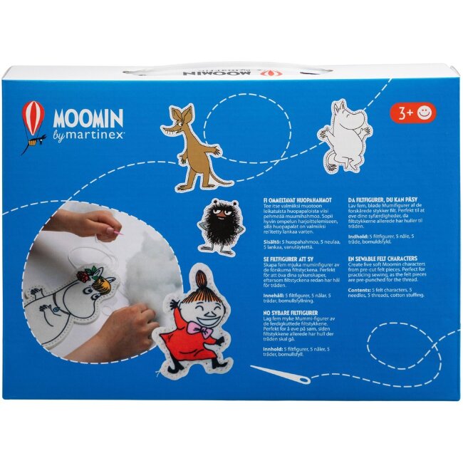 Набор для творчества Muumi Martinex DIY шьющиеся войлочные фигурки
