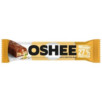 Протеиновый батончик OSHEE ваниль и карамель 49 гр Протеиновый батончик OSHEE ваниль и карамель 49 гр
