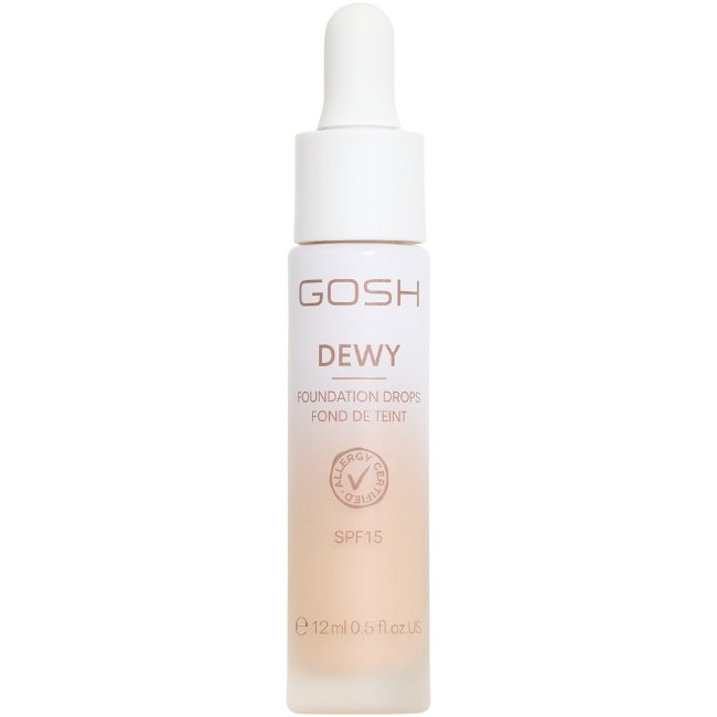 Тональная основа Gosh Dewy Foundation Drops 004 Fair 12 мл