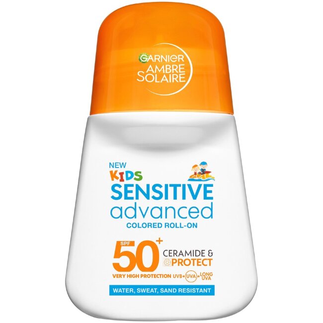 Солнцезащитный ролик Garnier Ambre Solaire Sensitive Advanced Kids SPF50+ 18 гр Солнцезащитный ролик Garnier Ambre Solaire Sensitive Advanced Kids SPF50+ 18 гр